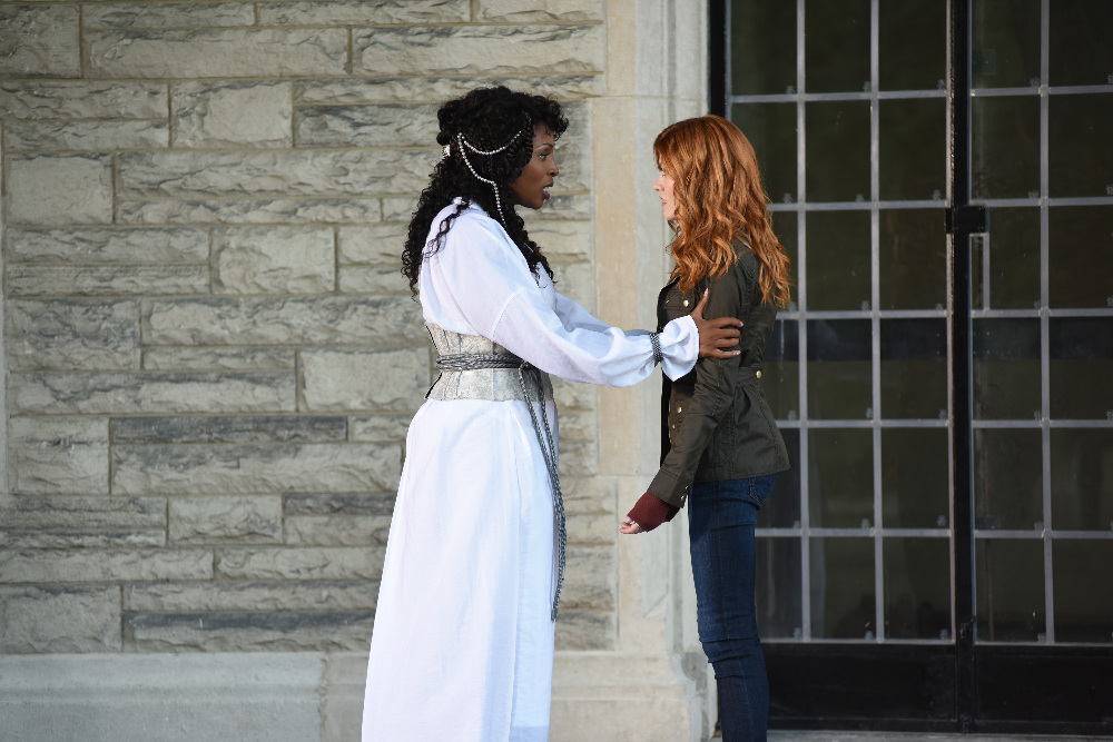 SHADOWHUNTERS - "Iron Sisters" - Clary and Isabelle head to The Citadel looking for answers in “Iron Sisters,” an all new episode of “Shadowhunters,” airing MONDAY, FEBRUARY 6 (8:00 – 9:00 PM EDT) on Freeform. (Freeform/John Medland) LISA BERRY, KATHERINE MCNAMARA