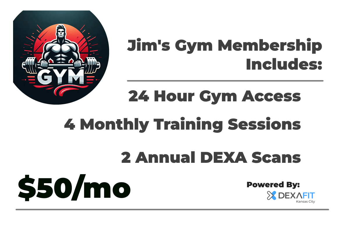 New business packaged service example for Jim's Gym.