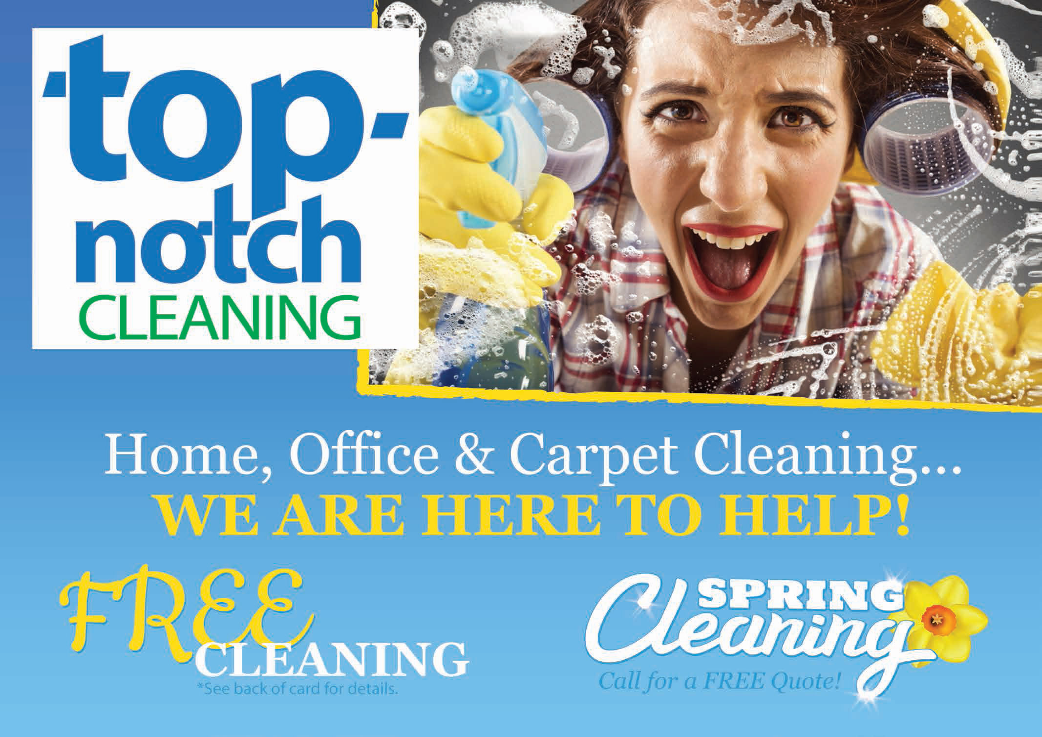 FREE Cleaning? TopNotch Cleaning, LLC.