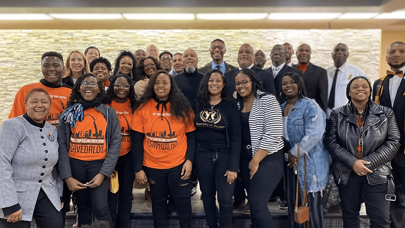 Wellston Community Coalition team working together to revitalize St. Louis neighborhoods.