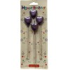 Design Candle Heart Purple