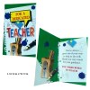 Teacher's Day Greeting Card (L 10.5cm x W 7cm) - D1