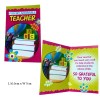 Teacher's Day Greeting Card (L 10.5cm x W 7cm) - D2
