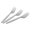 24 Pcs Disposable Plastic White Forks