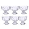 Lotus Glass Ice Cream Cup Set of 6