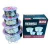 4 Tier Stainless Steel Airtight Food Container Set