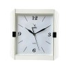 Camy Wall Clock 27.5 cm x 26.5 cm (AS-06) - White Colour (1 Year Warranty)