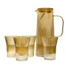 Wright 1.15L Glass Jug with 4 Glasses
