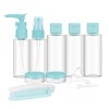 10 Pcs Travel Liquid Dispenser Bottles Set - Random Colours