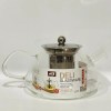 Deli Glassware Borosilicate Glass Teapot with Stainless Steel Infuser 1000ml