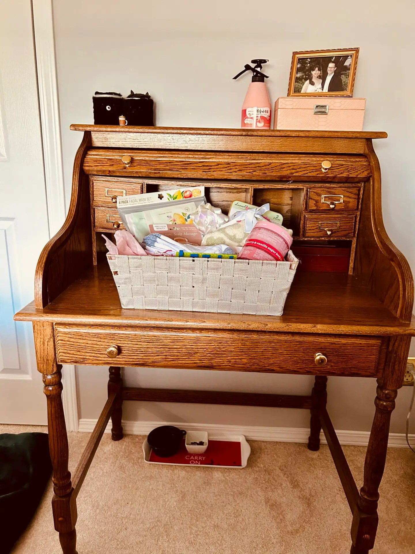 Around our home - master bedroom furniture addition, secretary desk