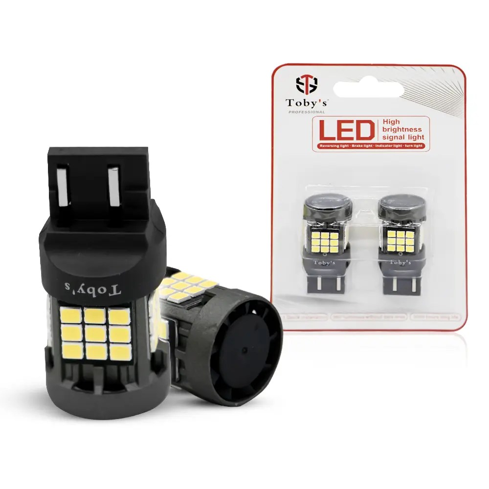 Tobys Super Bright Power T20 7443 36SMD LED Bulbs with 2835 Chip replacement for Back Up Reverse Brake Lights (White)