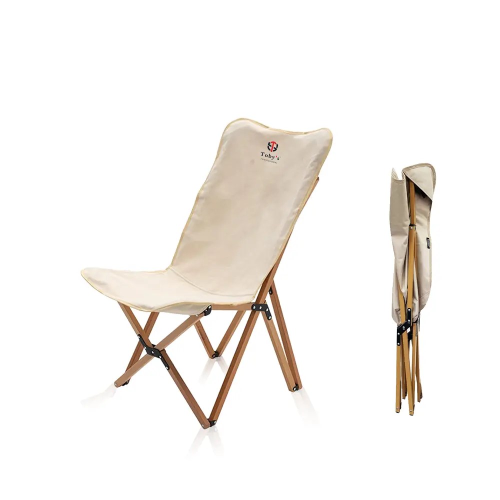Toby's New Portable Butterfly Camping Chair Outdoor Folding Seat Solid Sketch Camping Chair Fishing Chair