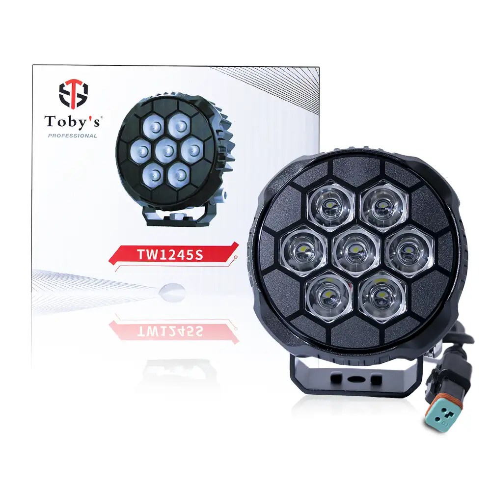 Toby's New Launched 4" 45W LED Work Light Mini Auxiliary Headlight Driving Lamp Diffuser Effects Truck Motorcycle