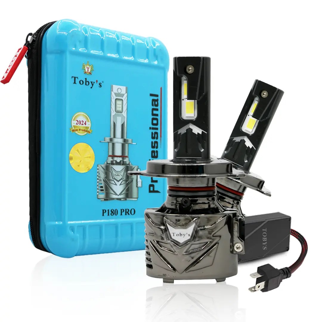 Tobys P180 PRO H4 2 Pieces Car LED Headlight Original 180W/piece Power 18000/piece Lumens With Color Temperature 6500K
