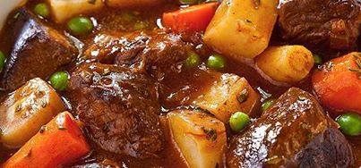 OLD FASHIONED BEEF STEW.