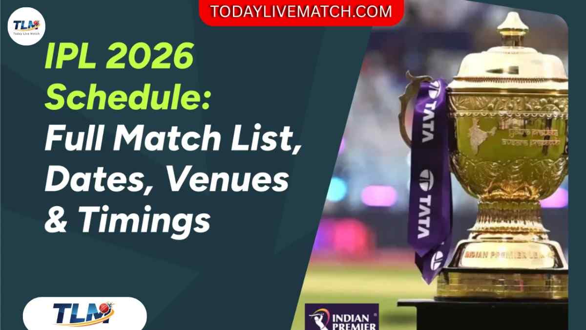 IPL 2026 Schedule Full Match List Today Live Match PAKvsNED3 3 