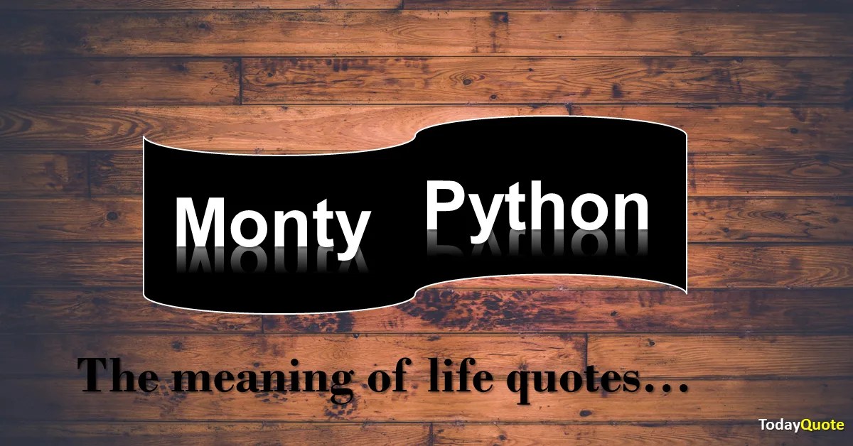 monty python and the meaning of life quotes