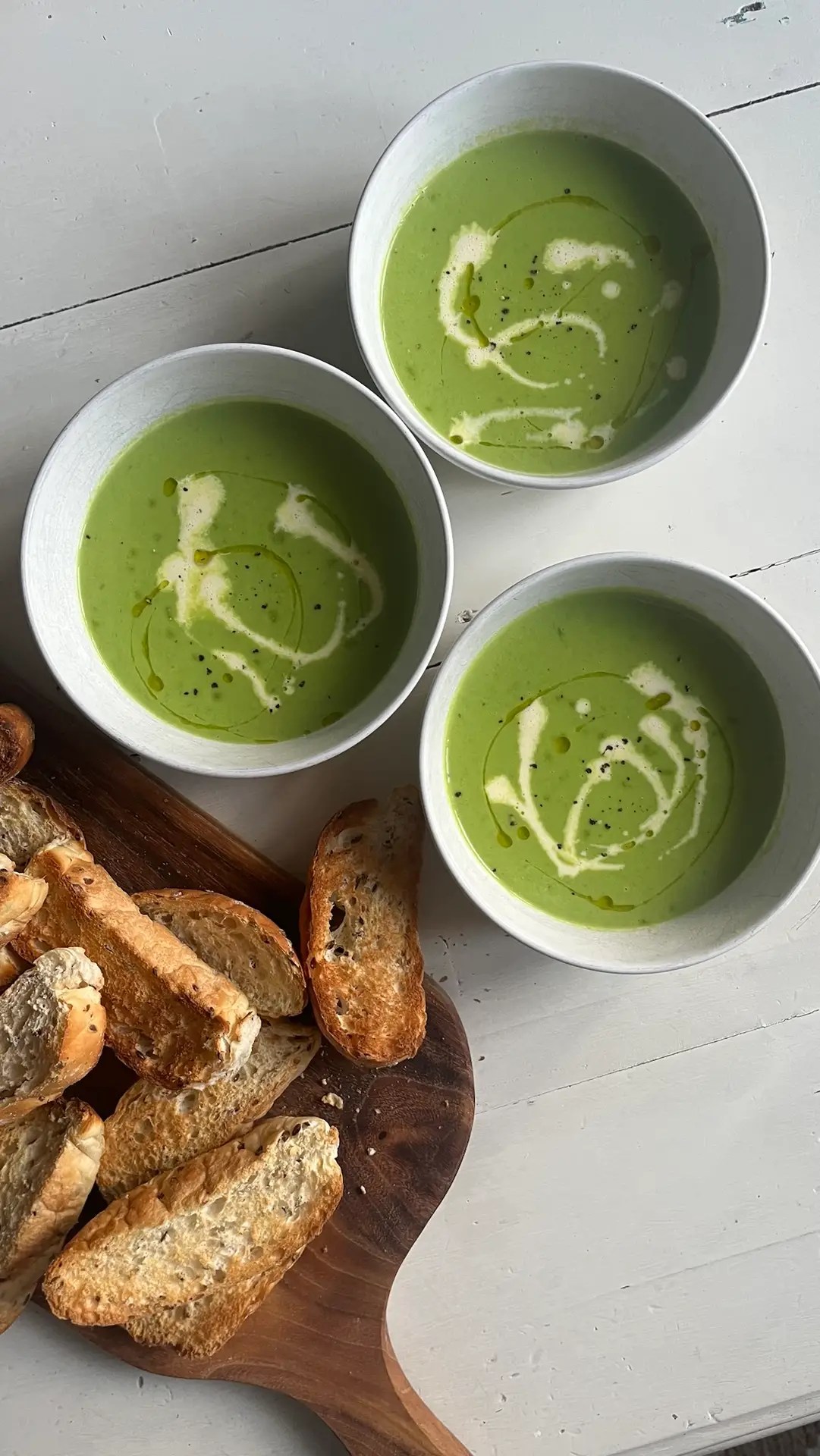 Pea soup