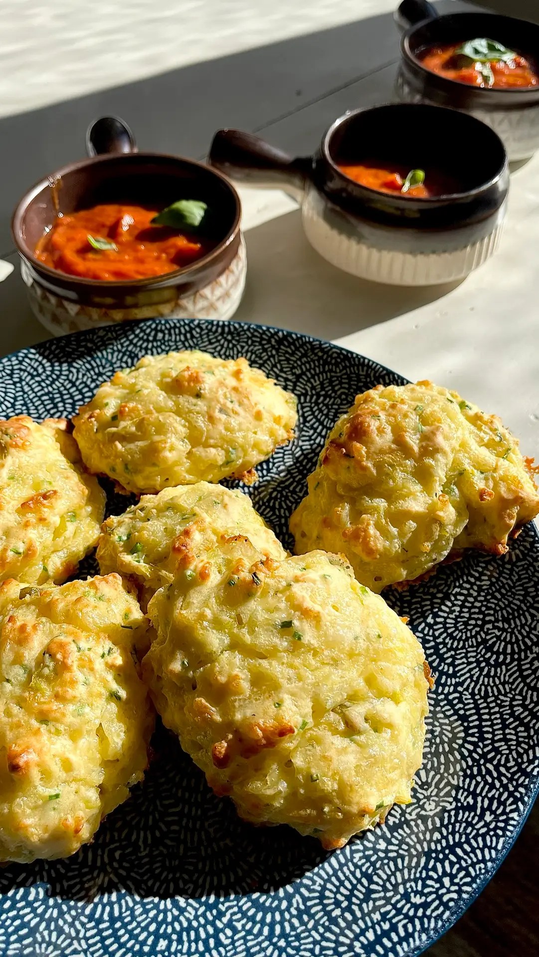 Chive & pickle cheese puffs