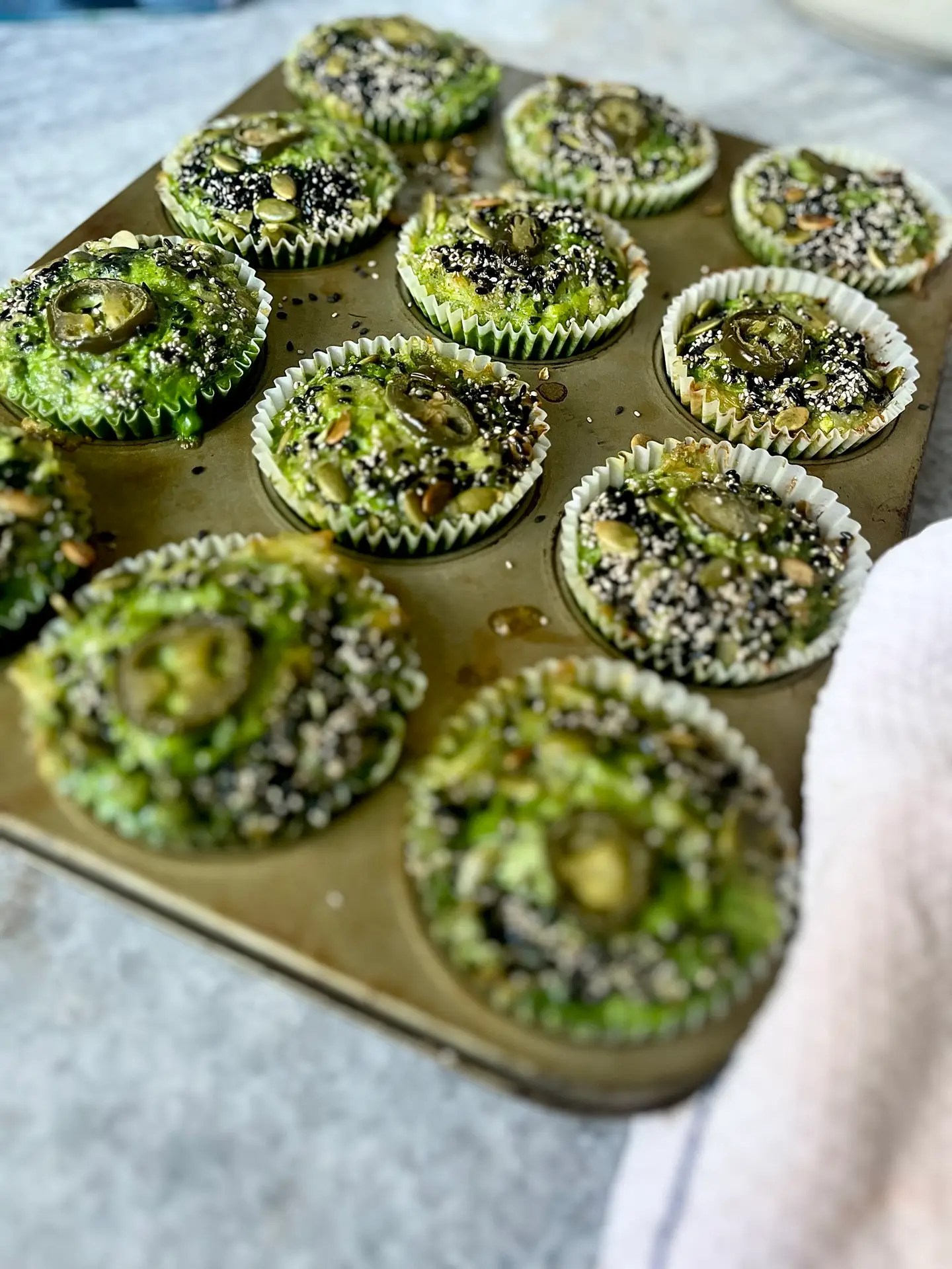 Spinach rice bites