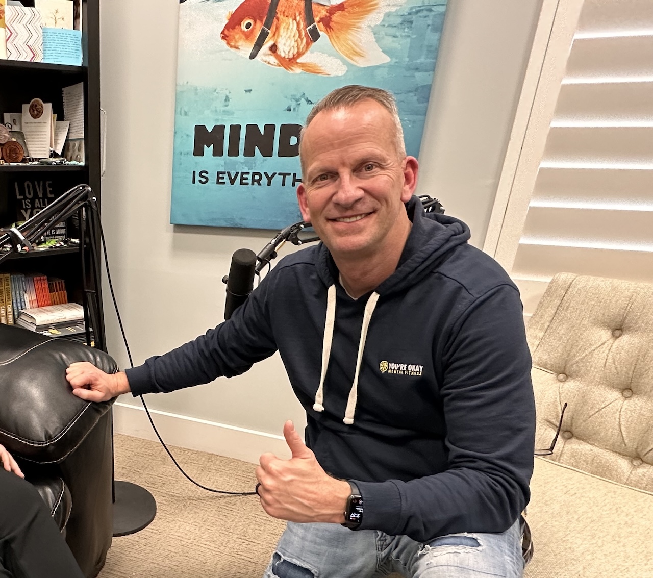todd sylvester giving a thumbs up and smiling