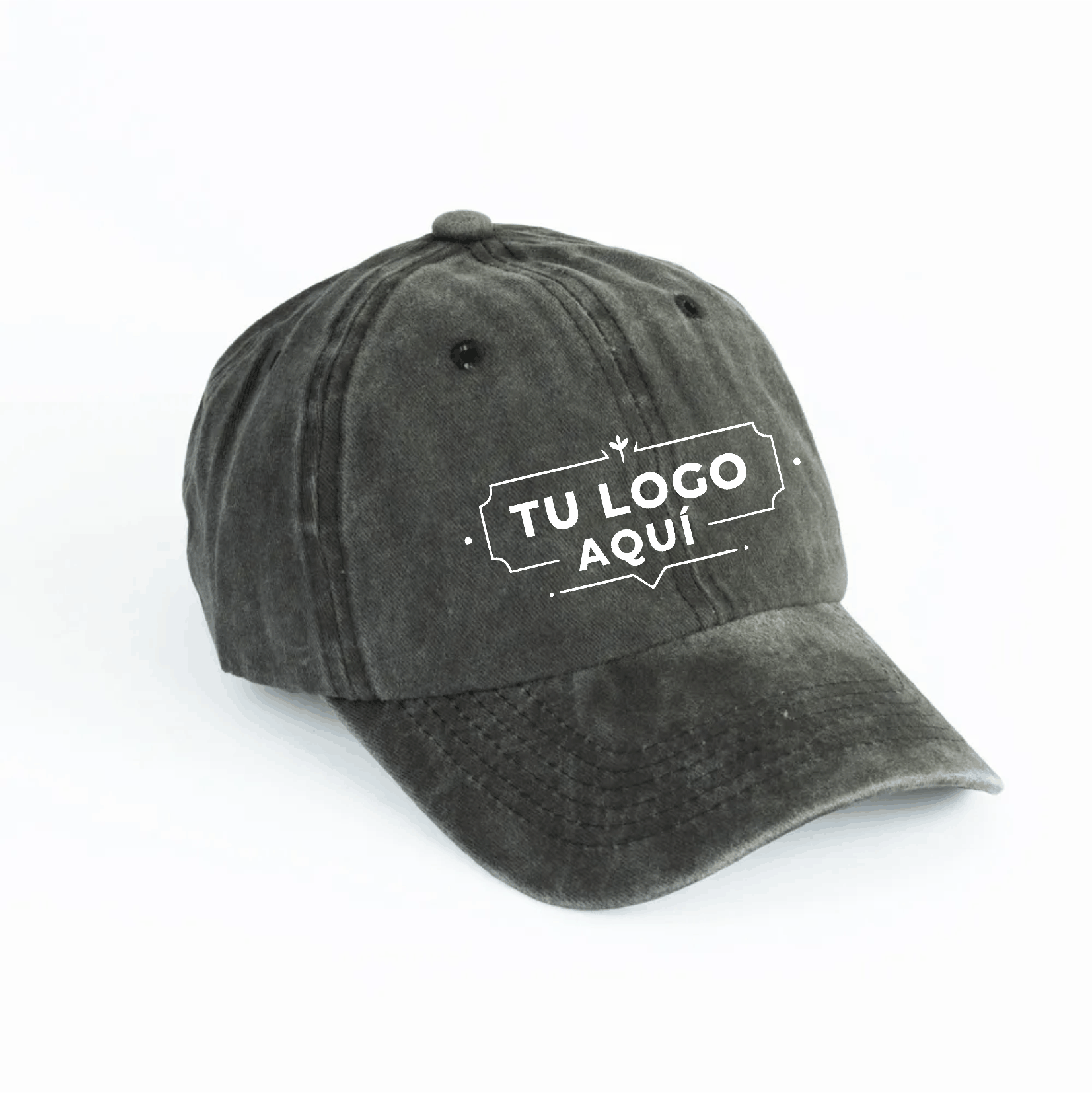 Gorro de vicera jaspeado