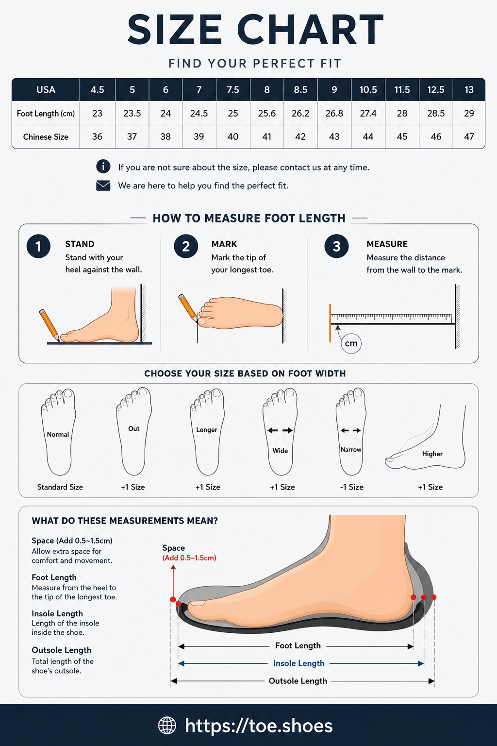 Shoe size conversion chart US UK EU