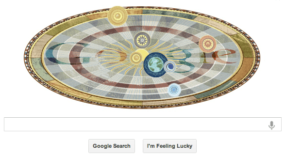 Google doodle Nicolaus Copernicus