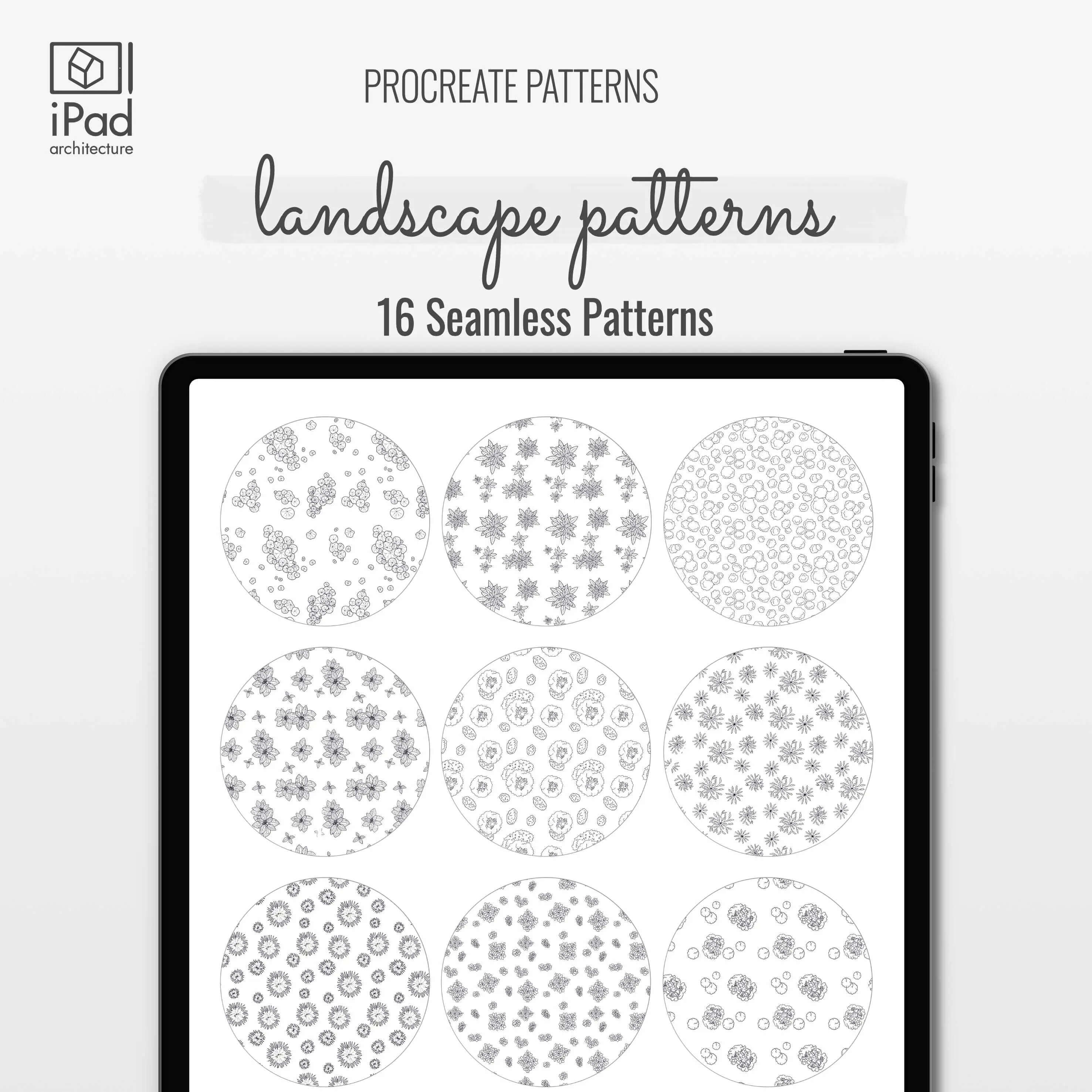 Procreate Landscape Patterns Brushset Toffu Co