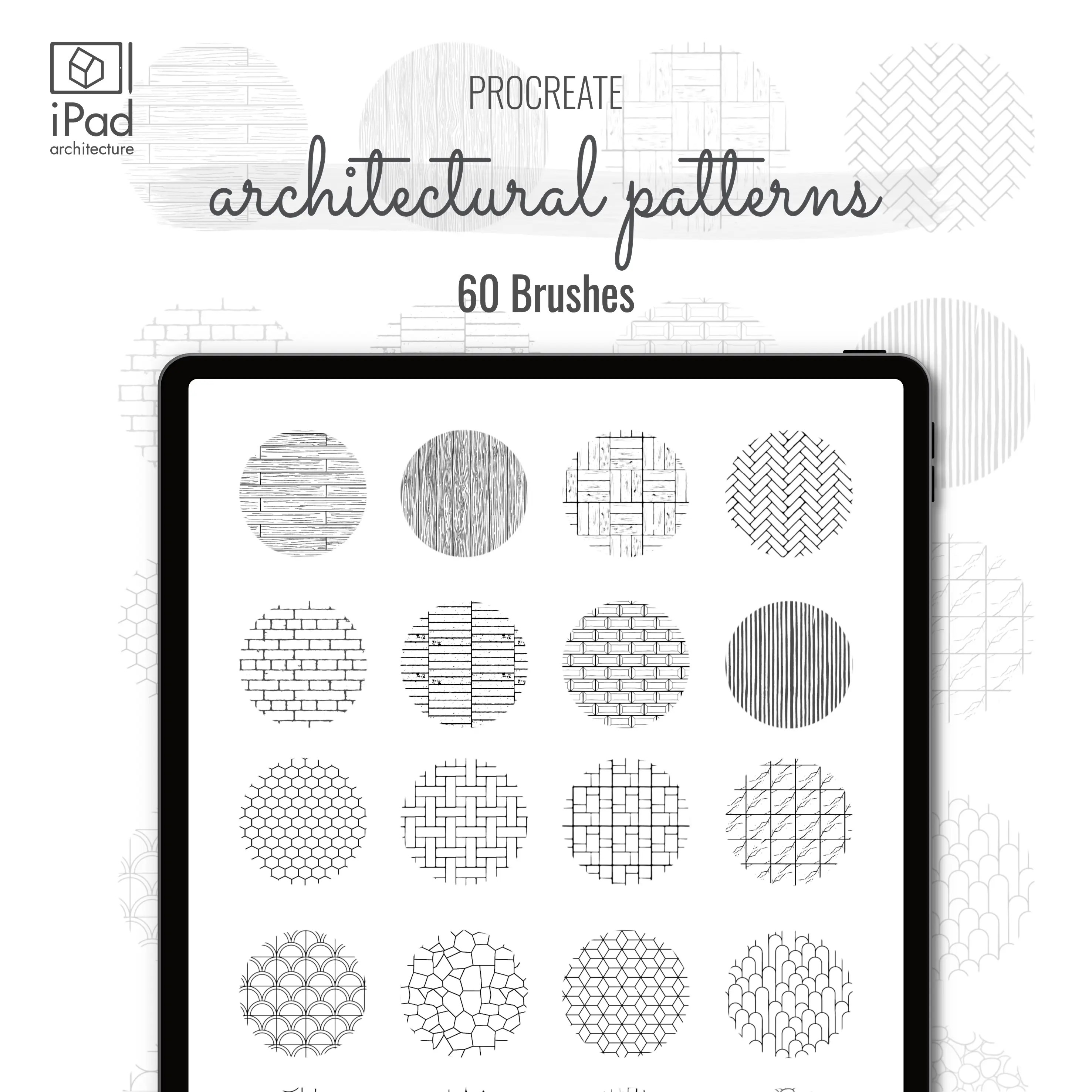 Procreate Architectural Patterns Brushset Toffu Co