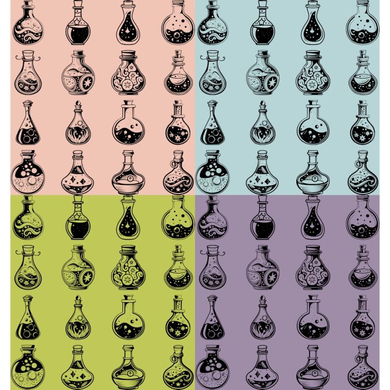 Magic Potions Vector Tofujoe - HD Ocean Illustrations for Desktop