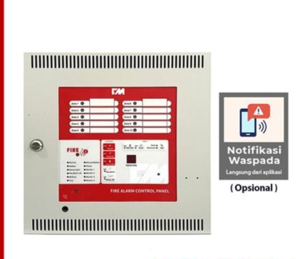 Control Panel Alarm Kebakaran Savetex 5 zone MCFA
