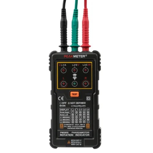 PEAKMETER PM5900 Motor & Phase Rotation Indicator