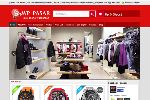 Wp Pasar Theme Tokosatu Jasa Pembuatan Website Dan Toko Online