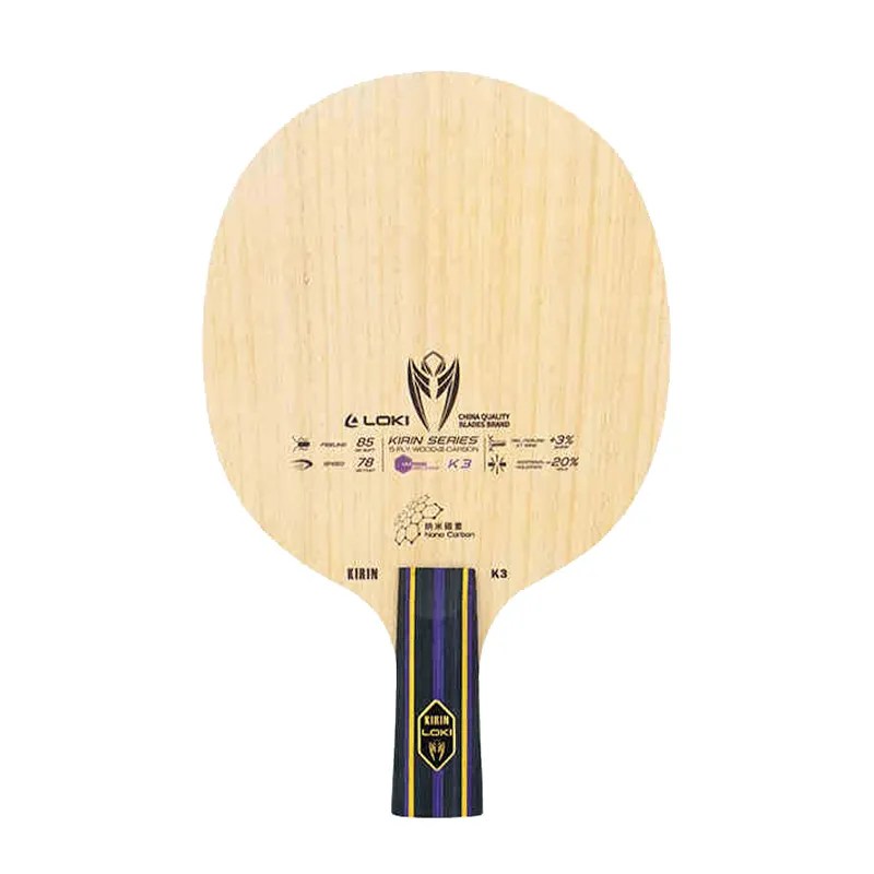 LokLOKI K3 Kirin 3 5+2 Carbon Table Tennis Blade for Fast Attack