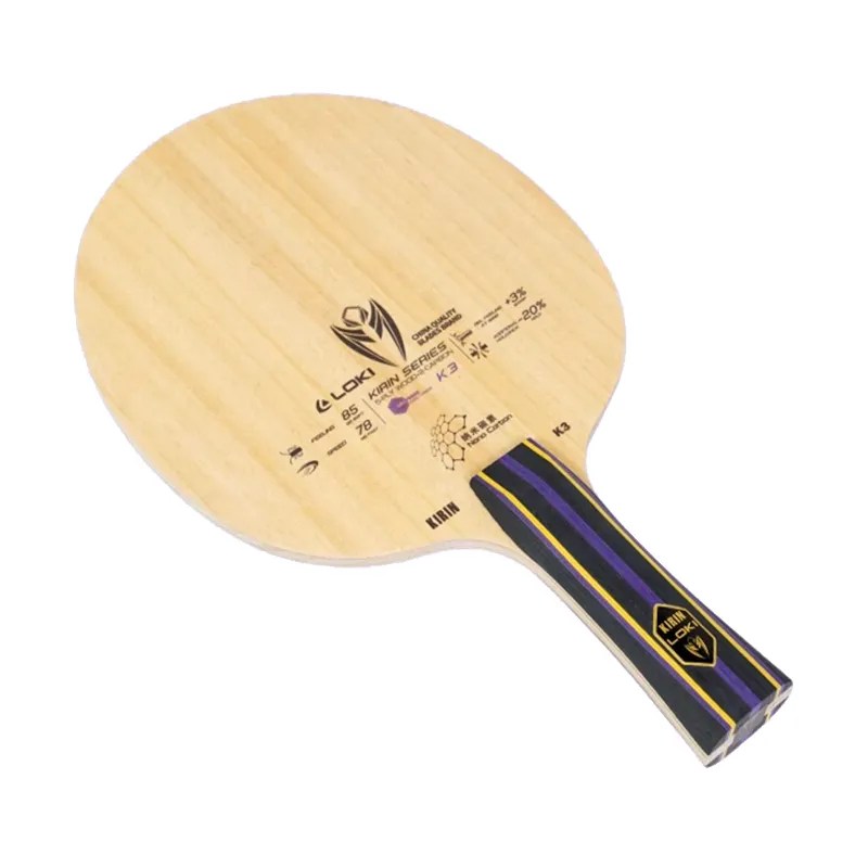 LokLOKI K3 Kirin 3 5+2 Carbon Table Tennis Blade for Fast Attack