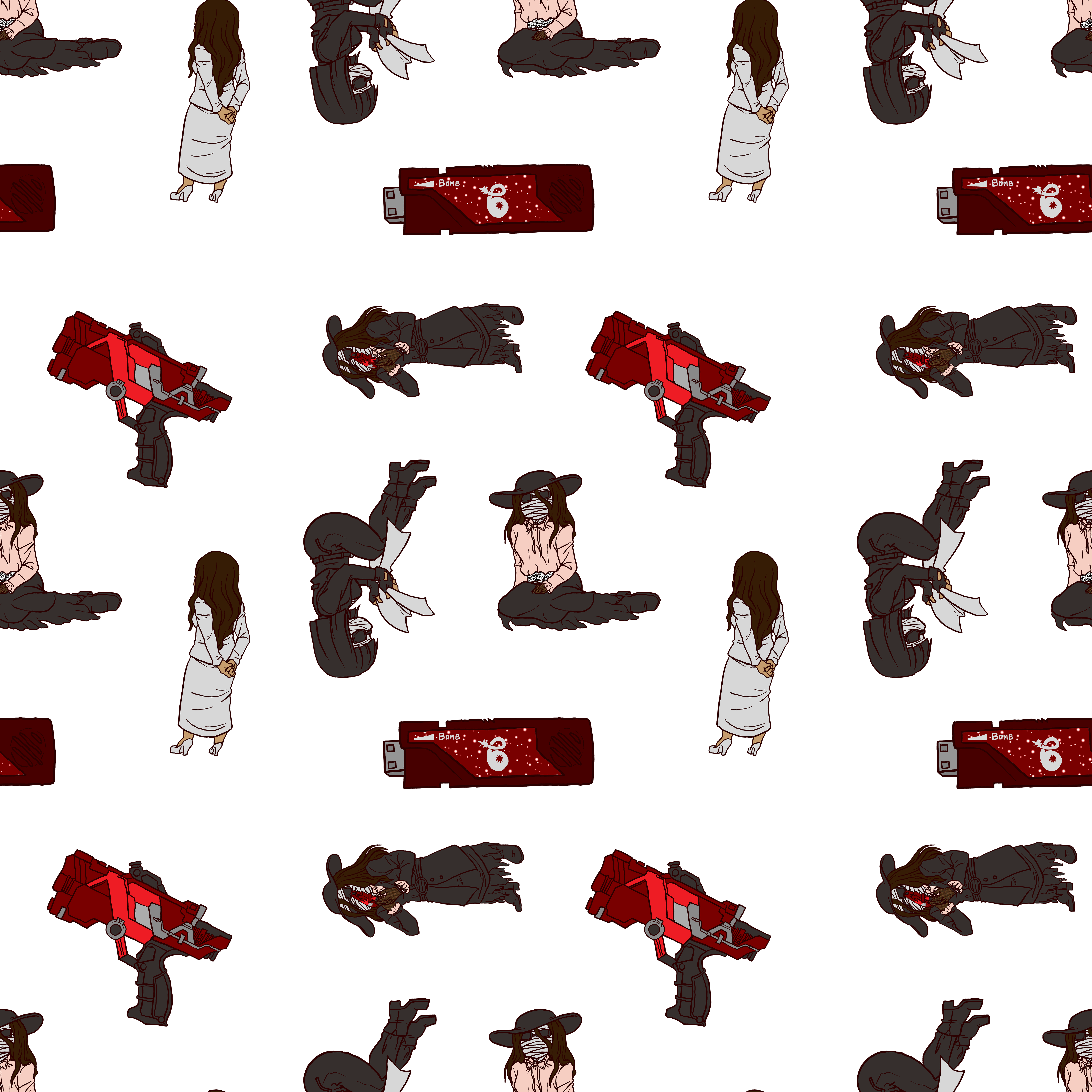 Digitized 'Shroud' Pattern