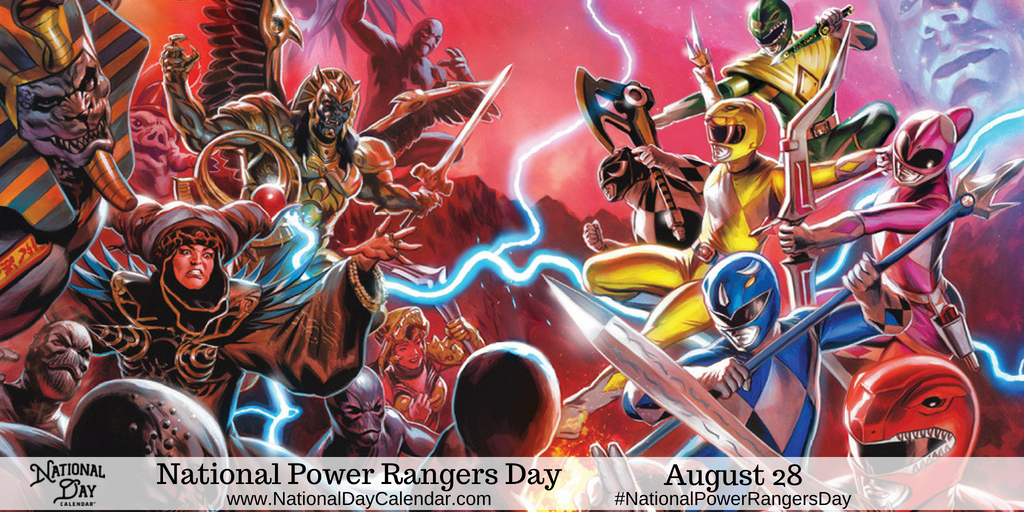 August 28th Now Recognized as National Power Rangers Day – The