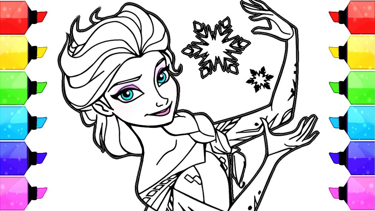 tô màu Elsa