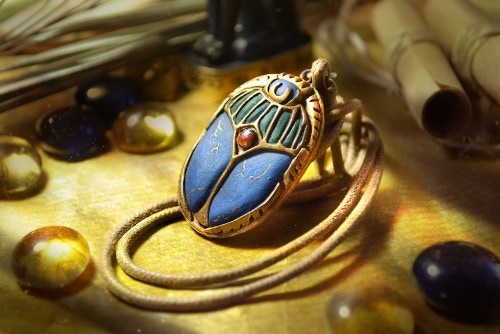 Exclusive Scarab pendant by J. Milward