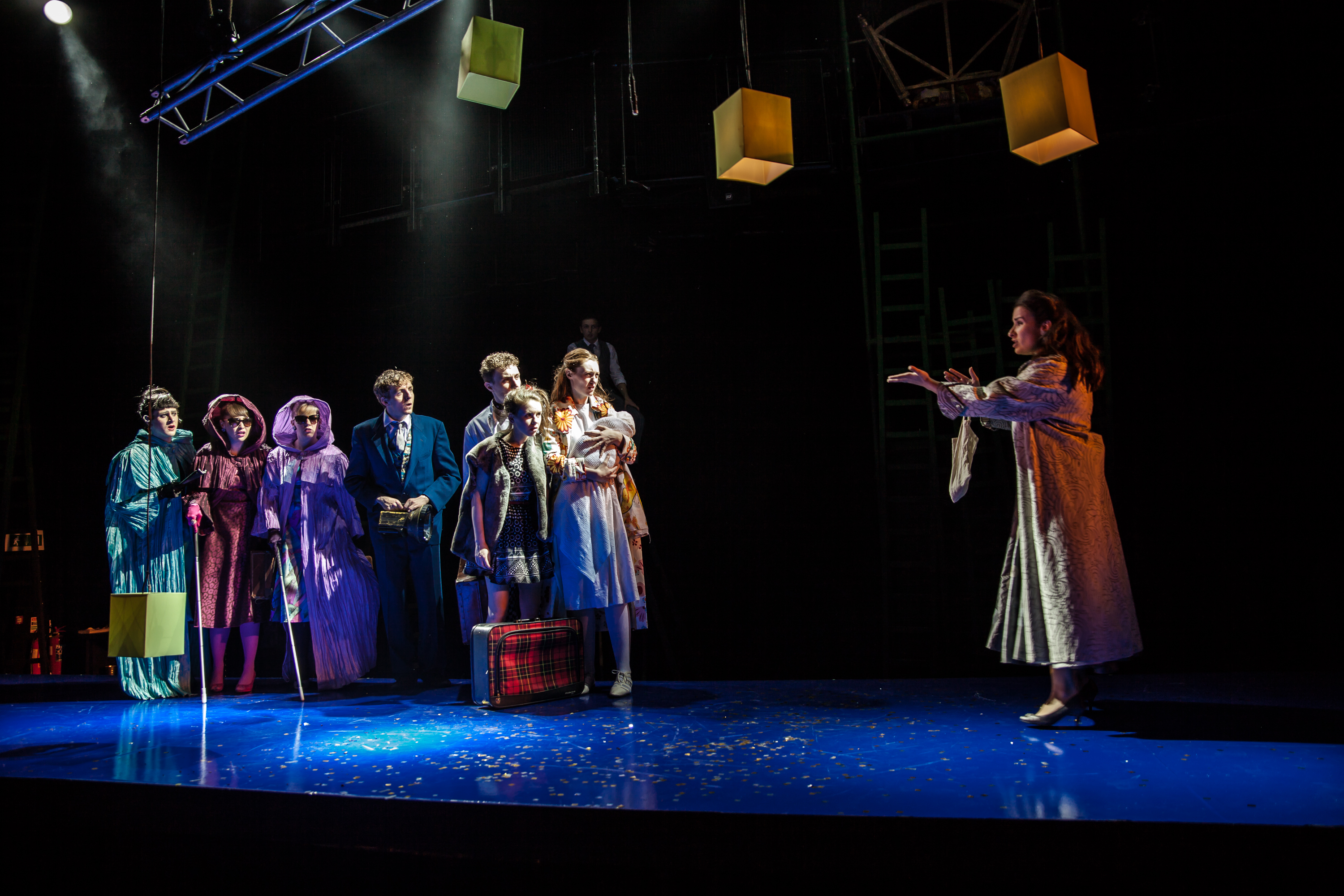 Ensemble in Into the Woods. Photo by Keith Dixon.