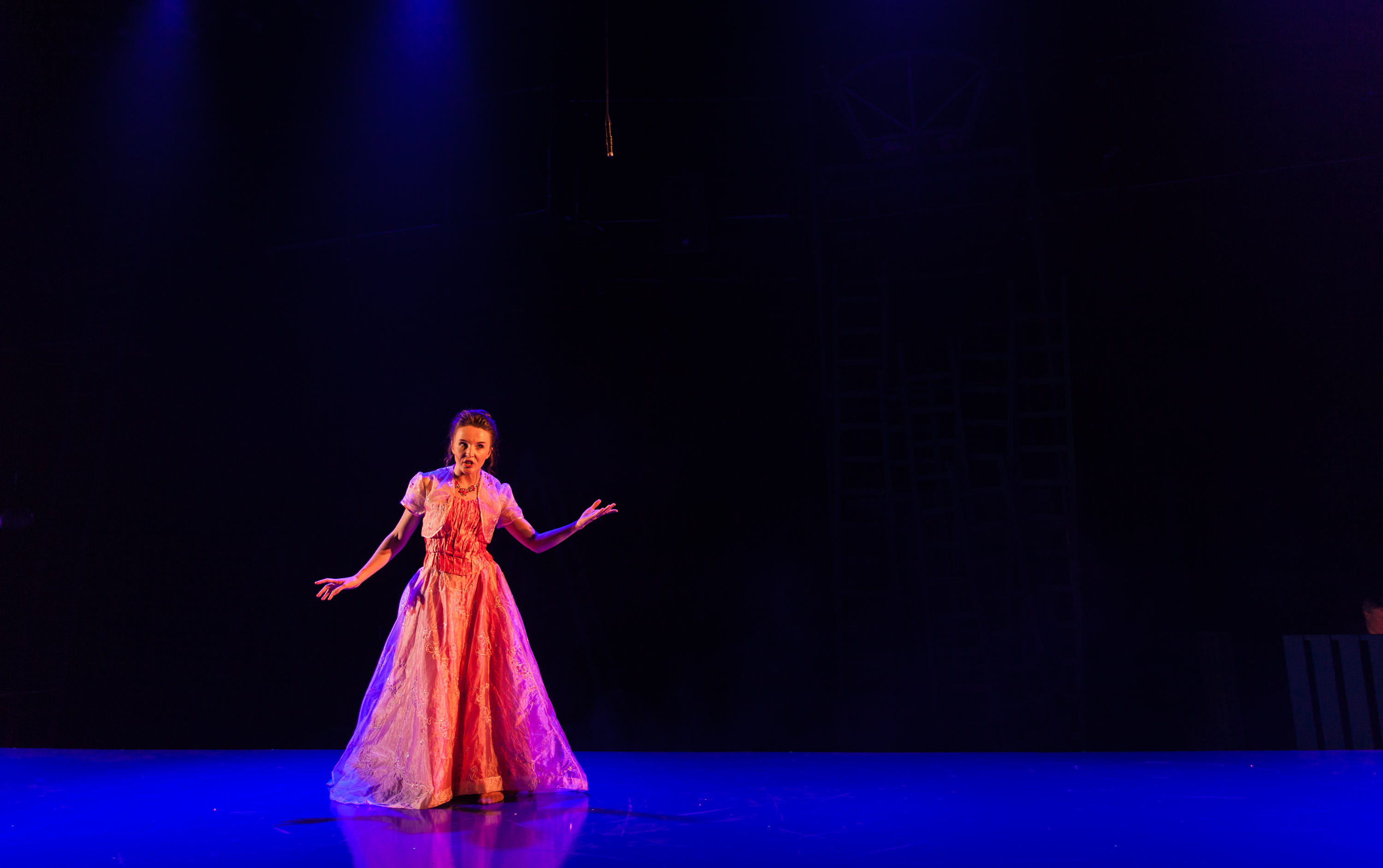 Katie Honan (Cinderella) in Into the Woods. Photo by Keith Dixon.