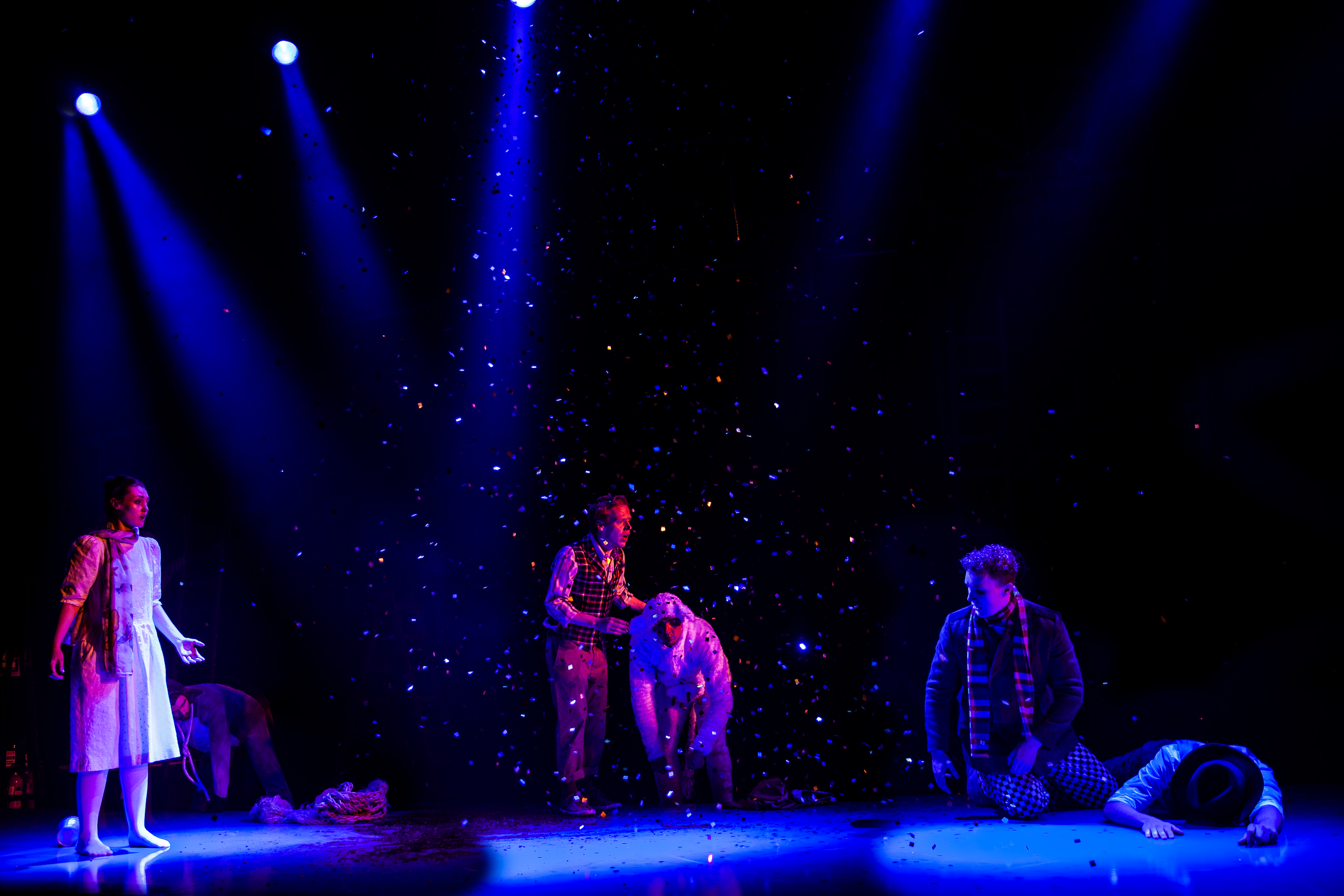 Ensemble in Into the Woods. Photo by Keith Dixon.