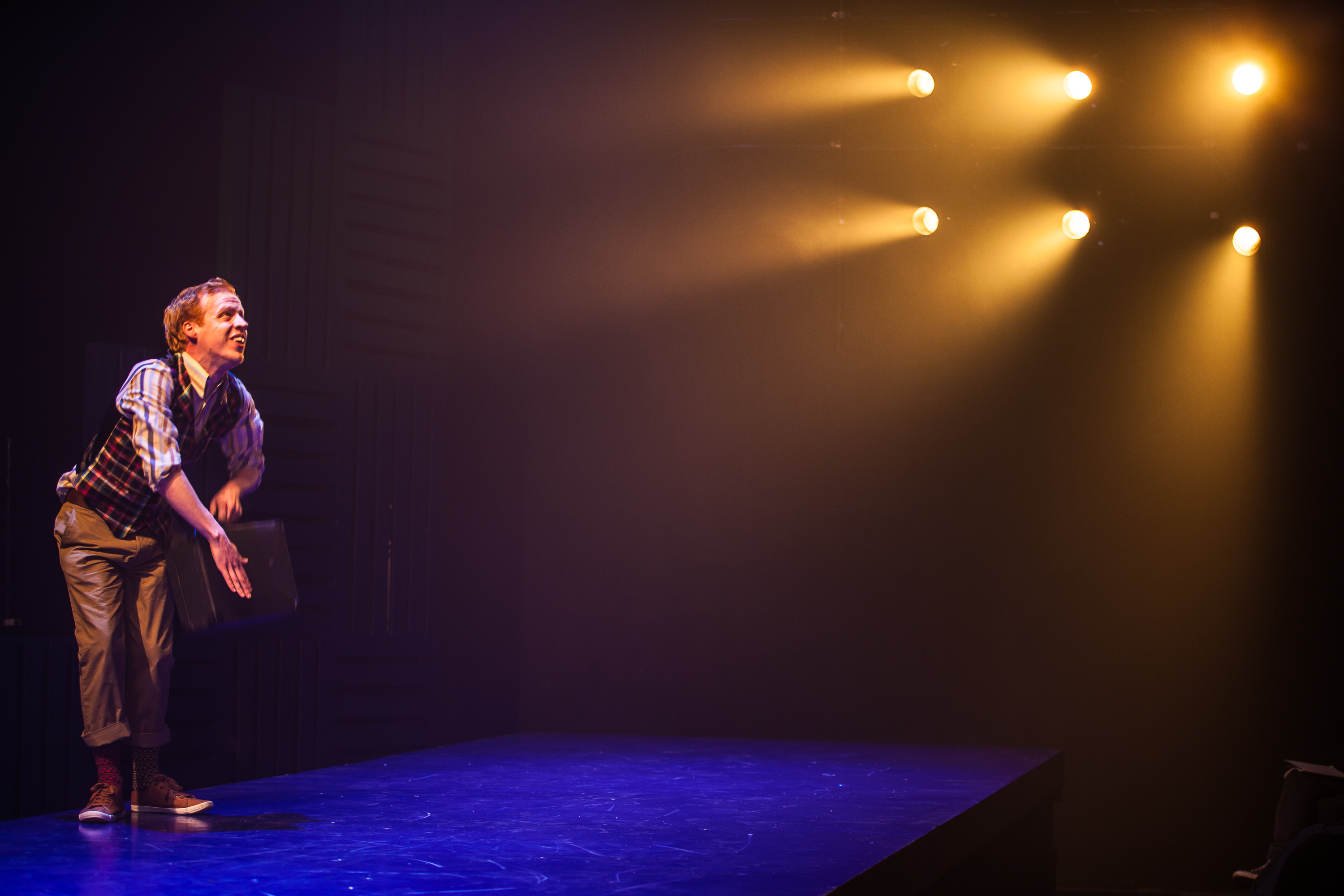 Rory Corcoran (Jack) in Into the Woods. Photo by Keith Dixon.