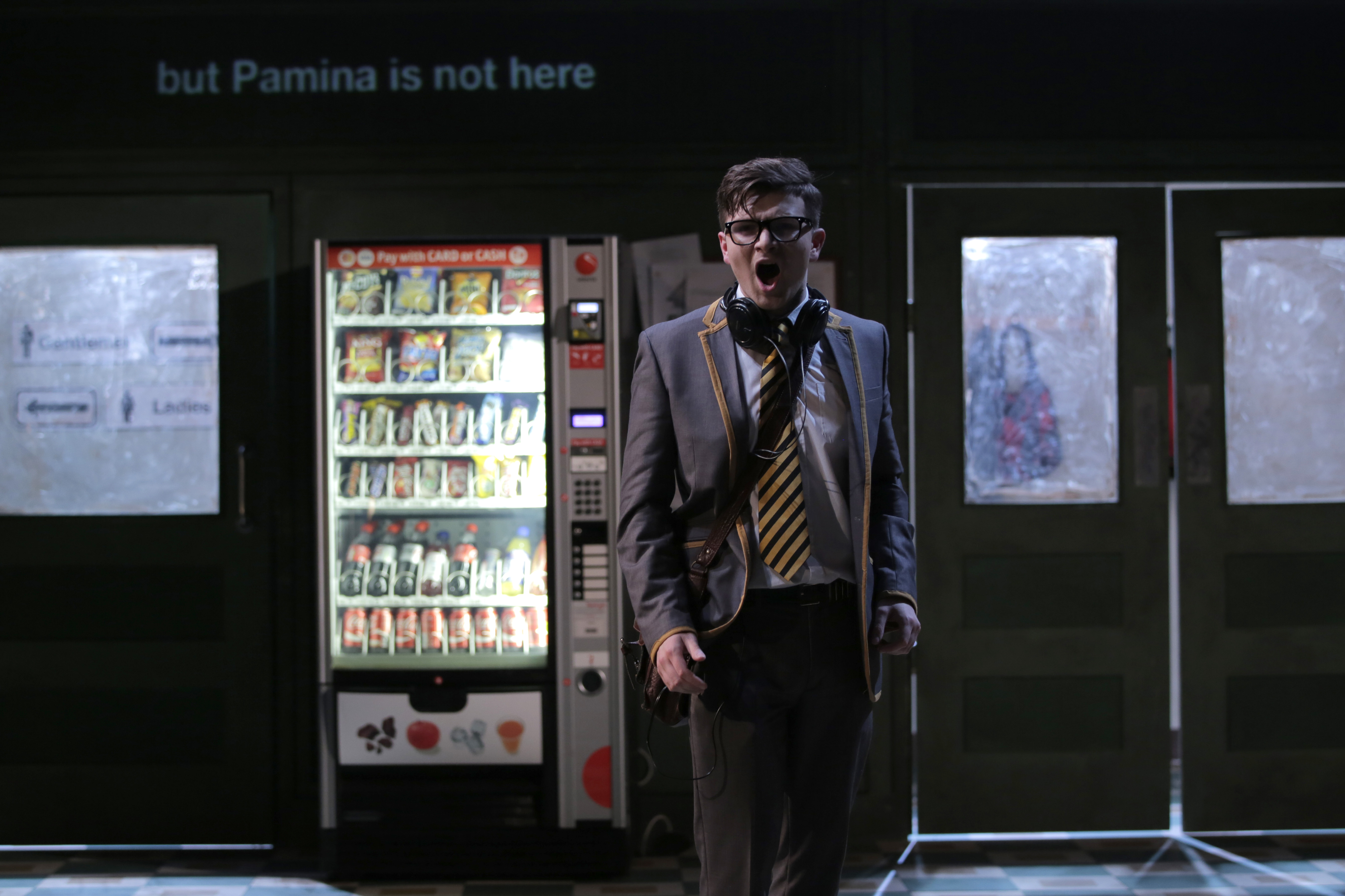 Andrew Gavin (Tamino) in Die Zauberflöte (The Magic Flute). Photo by Colm Hogan.