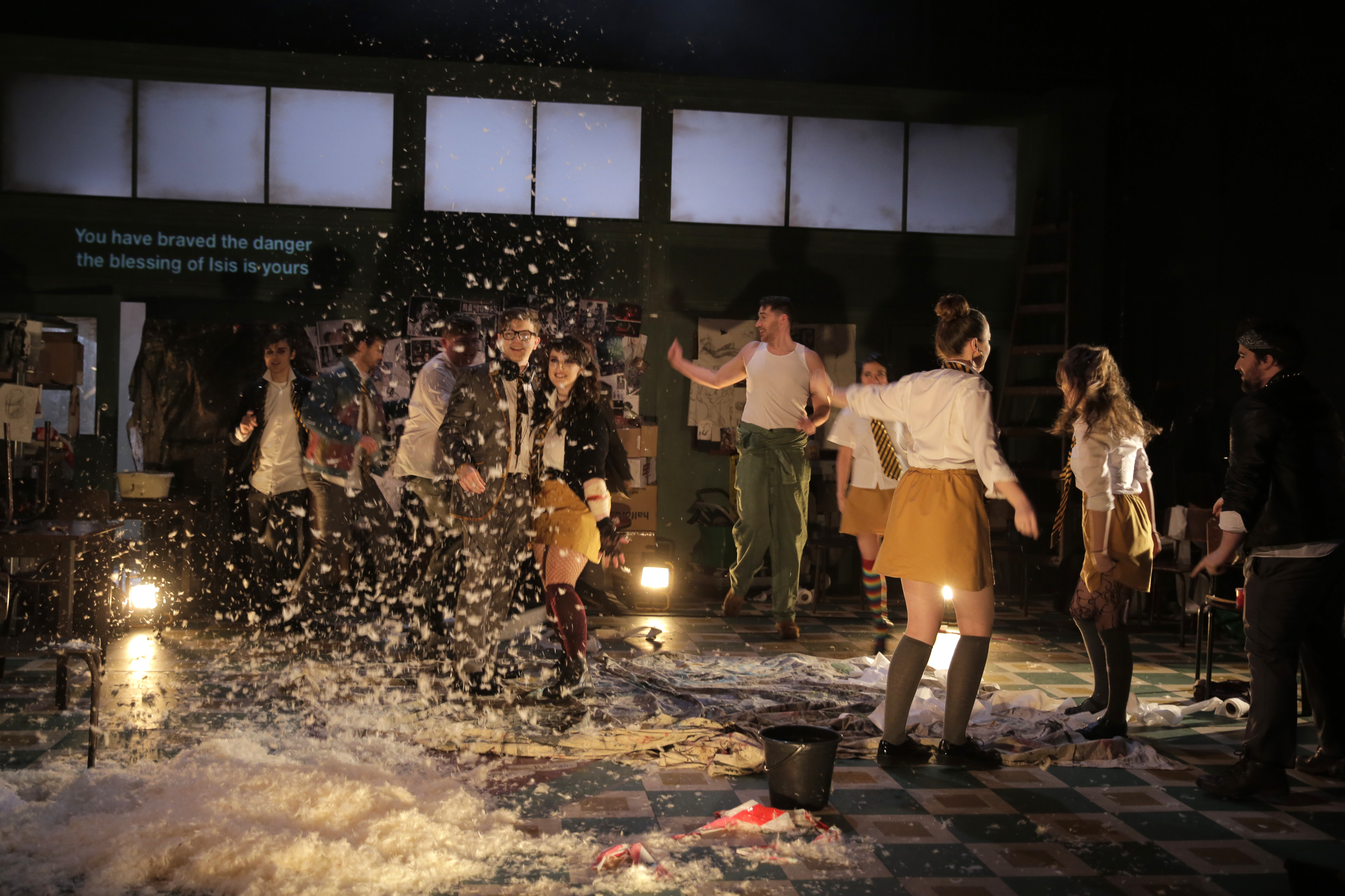 Ensemble in Die Zauberflöte (The Magic Flute). Photo by Colm Hogan.