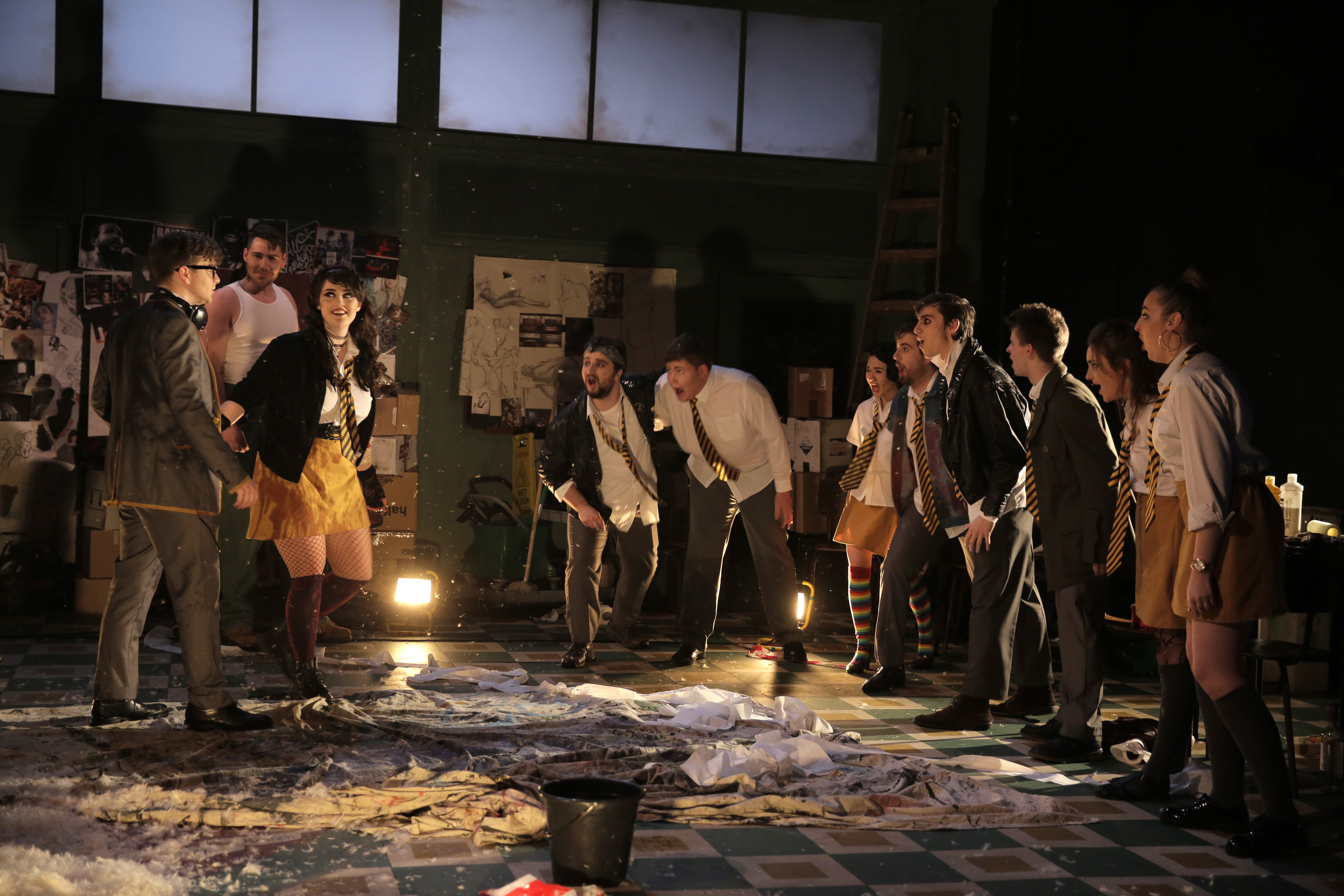 Ensemble in Die Zauberflöte (The Magic Flute). Photo by Colm Hogan.