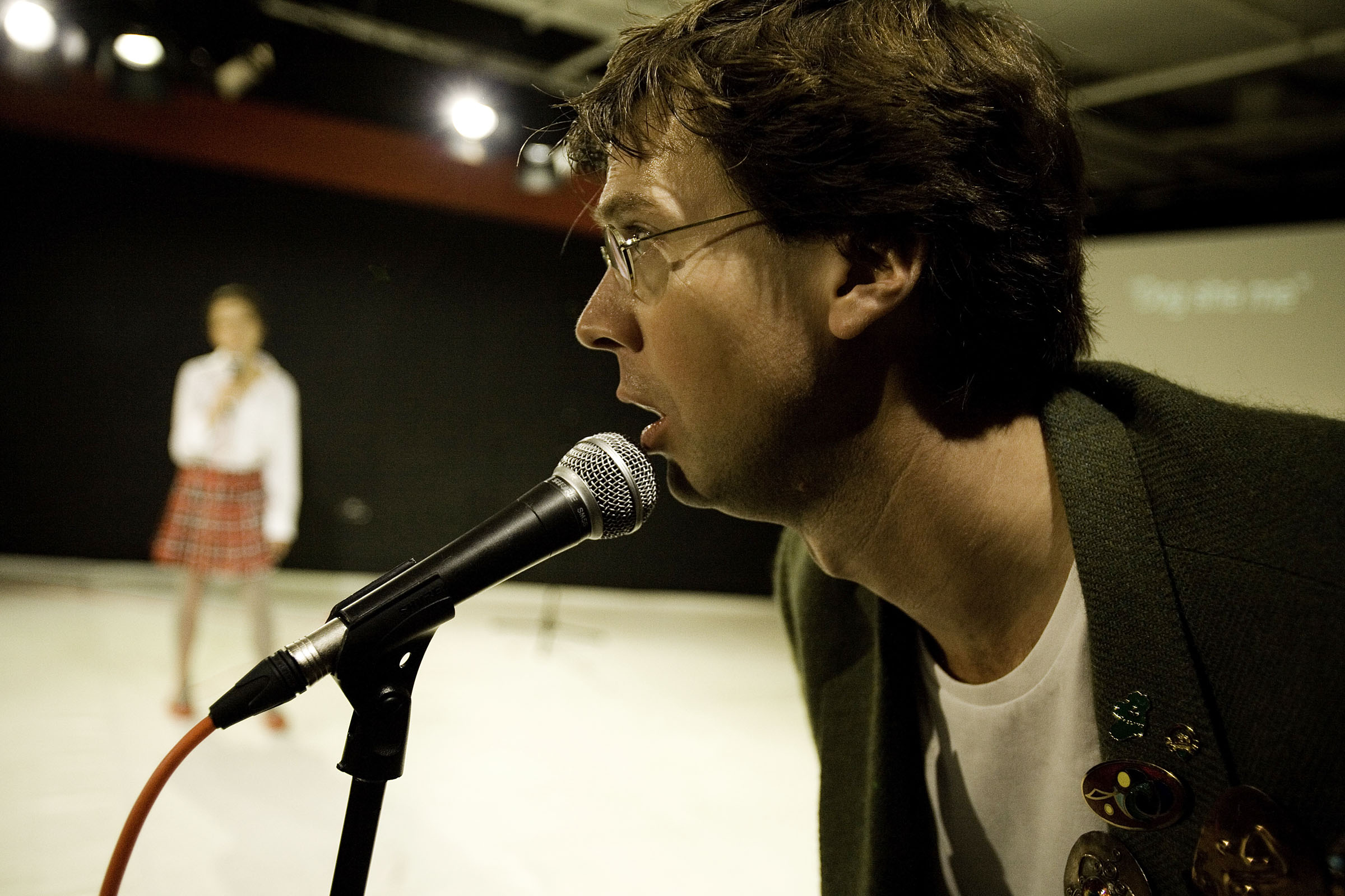 Eva O'Connor and Manchán Magan in Broken Croí/Heart Briste. Photo by Fiona Morgan.