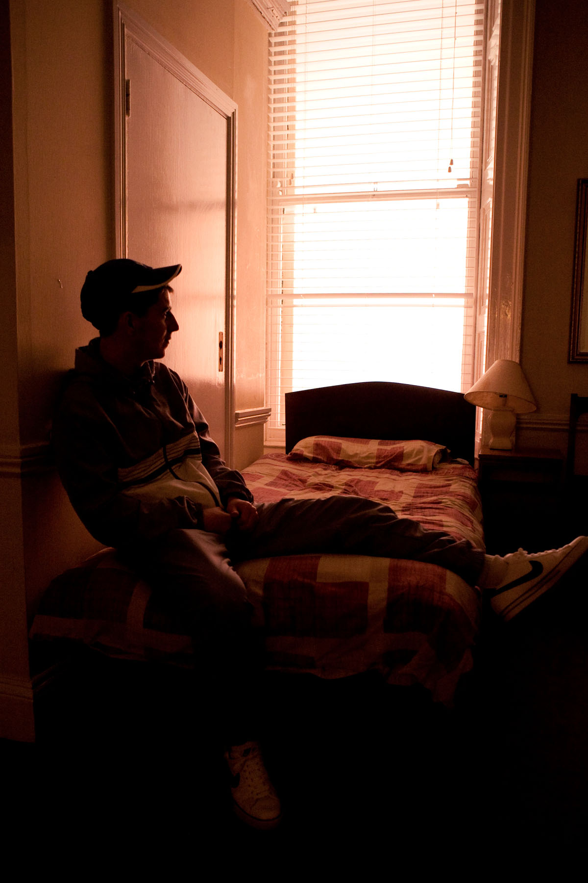 Ciarán McCabe (Younger Man) in Trade. Photo by Fiona Morgan.